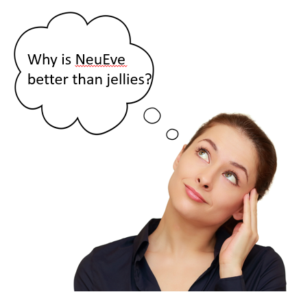 Why is NeuEve better than jelly for painful sex?