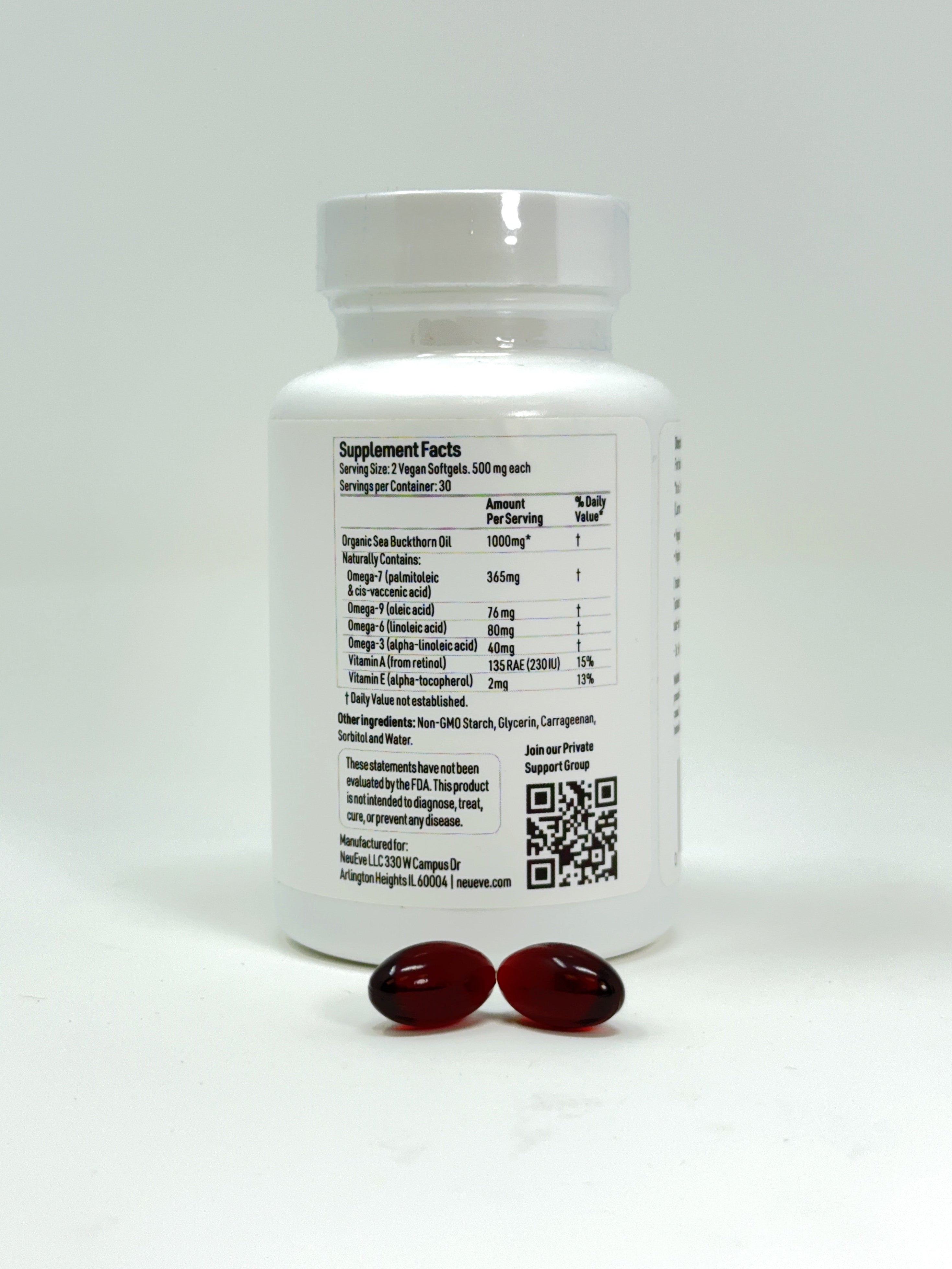 Feminine Moisture Support - Sea Buckthorn Oil - Omega 7 – NeuEve